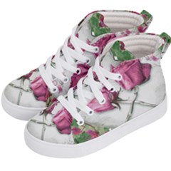 Love Ornament Design Kids  Hi-Top Skate Sneakers