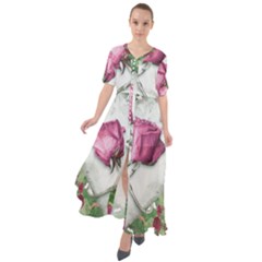 Love Ornament Design Waist Tie Boho Maxi Dress by dflcprintsclothing
