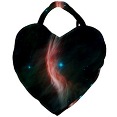   Space Galaxy Giant Heart Shaped Tote by IIPhotographyAndDesigns