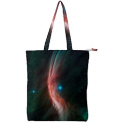   Space Galaxy Double Zip Up Tote Bag by IIPhotographyAndDesigns