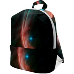   Space Galaxy Zip Up Backpack by IIPhotographyAndDesigns