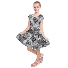 Sex Painting Word Letters Kids  Short Sleeve Dress by Dutashop