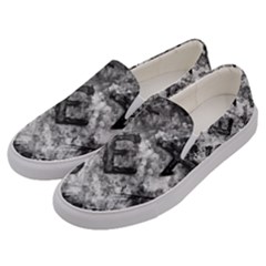 Sex Painting Word Letters Men s Canvas Slip Ons by Dutashop