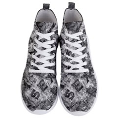 Sex Painting Word Letters Men s Lightweight High Top Sneakers