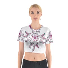 Boho Love Cotton Crop Top by designsbymallika