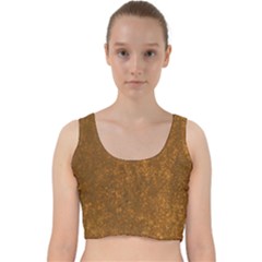 Gc (73) Velvet Racer Back Crop Top by GiancarloCesari