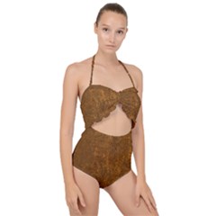 Gc (70) Scallop Top Cut Out Swimsuit by GiancarloCesari