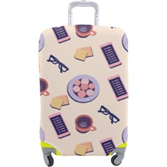 Breakfast Love Breakfast Love Luggage Cover (large) by designsbymallika