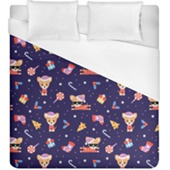 Cat Astro Love Duvet Cover (king Size) by designsbymallika