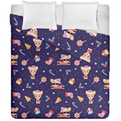 Cat Astro Love Duvet Cover Double Side (california King Size) by designsbymallika
