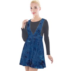 Gc (24) Plunge Pinafore Velour Dress