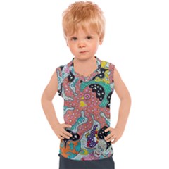 Supersonic Spaceopus Kids  Sport Tank Top