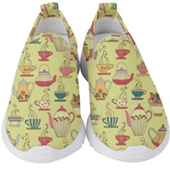 Etnic Cups Pattern Kids  Slip On Sneakers by designsbymallika