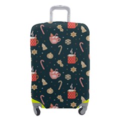 Winter Hot Coffee Winter Hot Coffee Luggage Cover (small) by designsbymallika