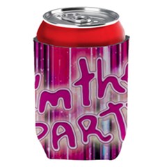 Party Concept Typographic Design Can Holder by dflcprintsclothing