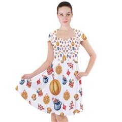 Muffins Love Muffins Love Cap Sleeve Midi Dress by designsbymallika