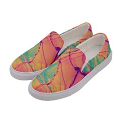 Alcohol Ink Women s Canvas Slip Ons by Dazzleway