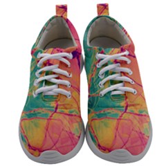 Alcohol Ink Mens Athletic Shoes by Dazzleway