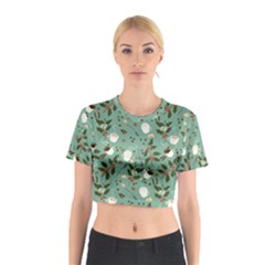 Tea Love Tea Love Cotton Crop Top by designsbymallika