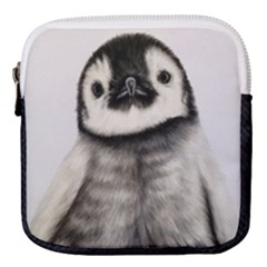 Penguin Mini Square Pouch by ArtByThree