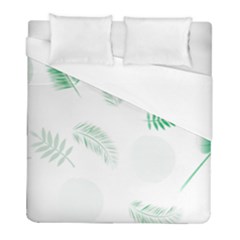 Flower Branch Corolla Wreath Vector Duvet Cover (full/ Double Size) by HermanTelo