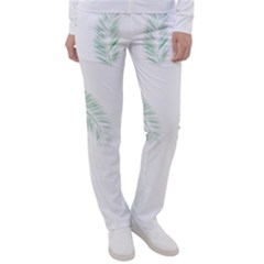 Flower Branch Corolla Wreath Vector Women s Casual Pants