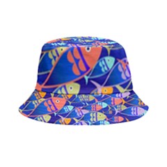 Sea Fish Illustrations Inside Out Bucket Hat