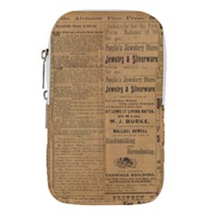 Antique Newspaper 1888 Waist Pouch (large) by ArtsyWishy