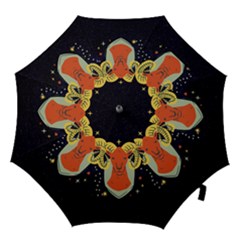 Zodiak Aries Horoscope Sign Star Hook Handle Umbrellas (large) by Alisyart