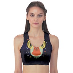 Zodiak Aries Horoscope Sign Star Sports Bra by Alisyart