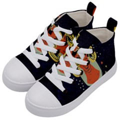 Zodiak Aries Horoscope Sign Star Kids  Mid-top Canvas Sneakers