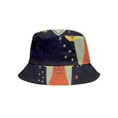 Zodiak Aries Horoscope Sign Star Inside Out Bucket Hat (kids)