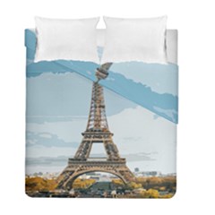 The Eiffel Tower  Duvet Cover Double Side (full/ Double Size) by ArtsyWishy