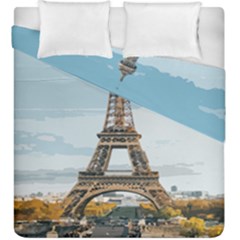 The Eiffel Tower  Duvet Cover Double Side (king Size) by ArtsyWishy