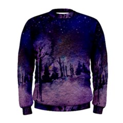 Winter Nights In The Forest Men s Sweatshirt by ArtsyWishy