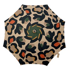 Exotic Leopard Skin Design Hook Handle Umbrellas (medium) by ArtsyWishy