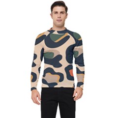 Exotic Leopard Skin Design Men s Long Sleeve Rash Guard by ArtsyWishy