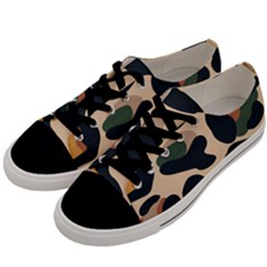 Exotic Leopard Skin Design Men s Low Top Canvas Sneakers by ArtsyWishy