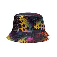 Butterfly Floral Pattern Bucket Hat by ArtsyWishy