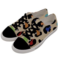 Animal Print Design Men s Low Top Canvas Sneakers by ArtsyWishy