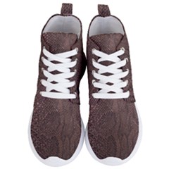 Leather Snakeskin Design Women s Lightweight High Top Sneakers by ArtsyWishy