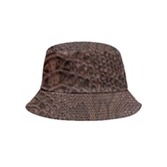 Leather Snakeskin Design Bucket Hat (kids) by ArtsyWishy