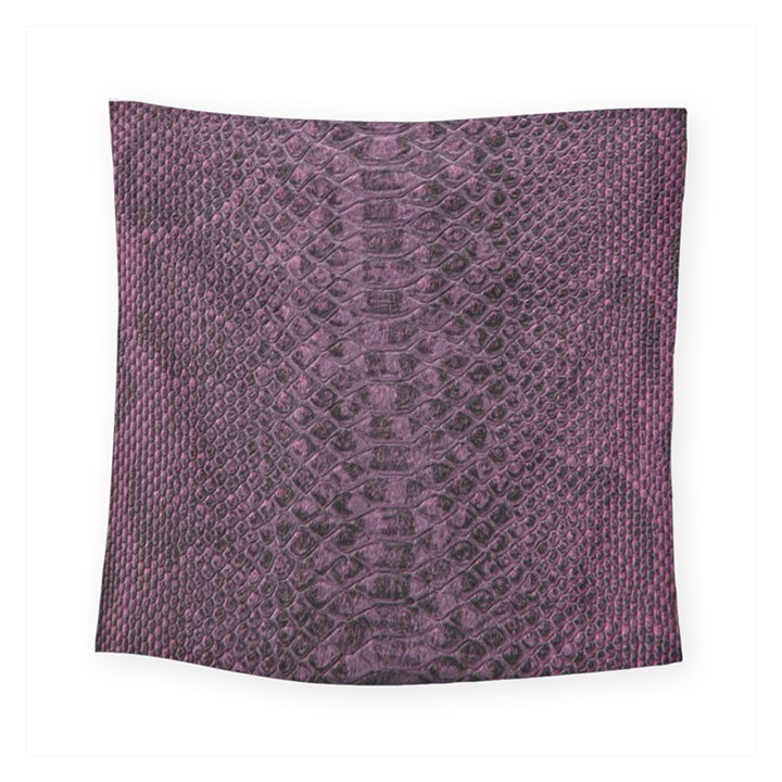 Purple Leather SnakeSkin Design Square Tapestry (Small)