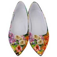 Forest Flowers  Women s Low Heels by ArtsyWishy