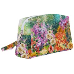 Forest Flowers  Wristlet Pouch Bag (large) by ArtsyWishy