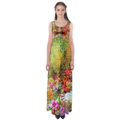 Forest Flowers  Empire Waist Maxi Dress by ArtsyWishy