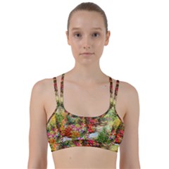 Forest Flowers  Line Them Up Sports Bra by ArtsyWishy