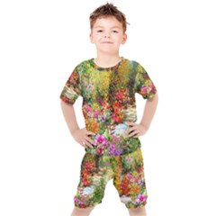 Forest Flowers  Kids  Tee And Shorts Set by ArtsyWishy