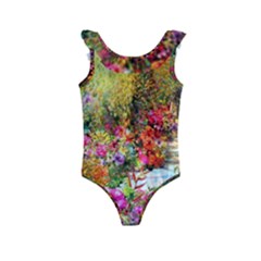 Forest Flowers  Kids  Frill Swimsuit by ArtsyWishy