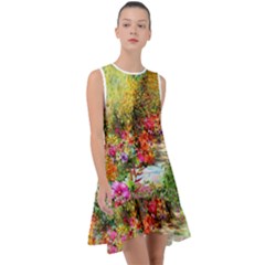 Forest Flowers  Frill Swing Dress by ArtsyWishy